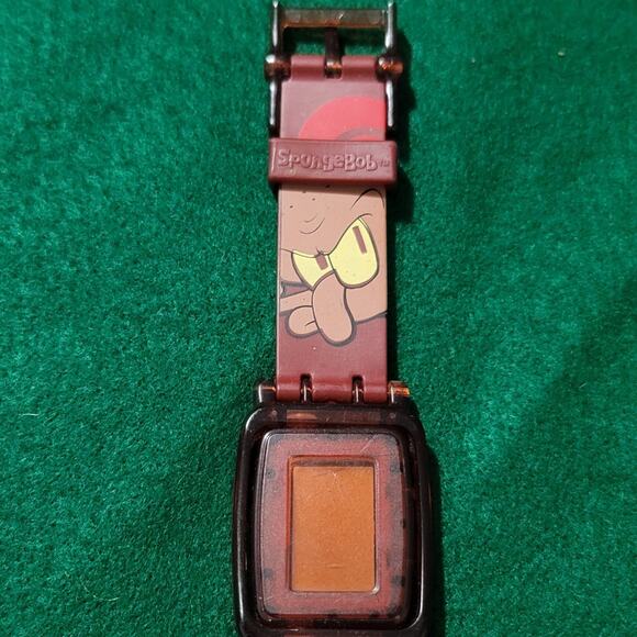Vtg 2004 Spongebob SquarePants Squidward Burger King Watch - Picture 4 of 5